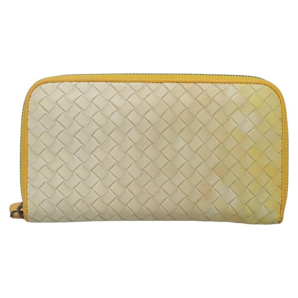 Bottega Veneta Intrecciato Long Zip Leather